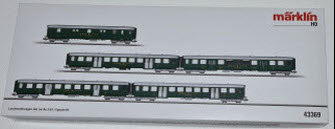 Märklin Leichtstahlwagen-Set